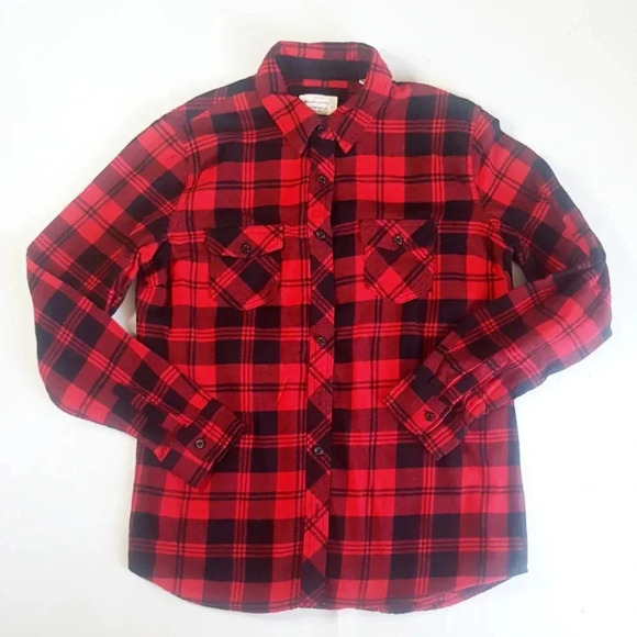 Weatherproof Buffalo check Sz  L Red/ Black - Picture 1 of 9